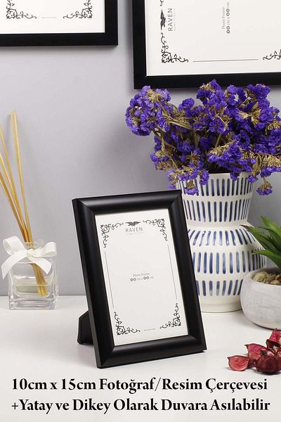 Raven Set of 3 10cmx15cm 13cmx18cm 15cmx21cm Picture, Photo, Document, Poster, Document Frame