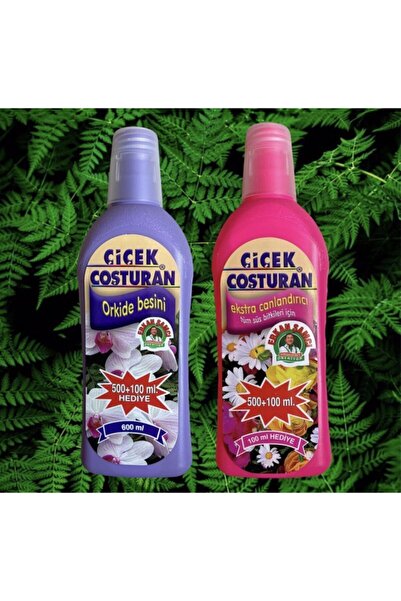 ÇİÇEK COŞTURAN Orkide Besini + Tüm Süs Bitkileri Için Ekstra Canlandırıcı 2'l...