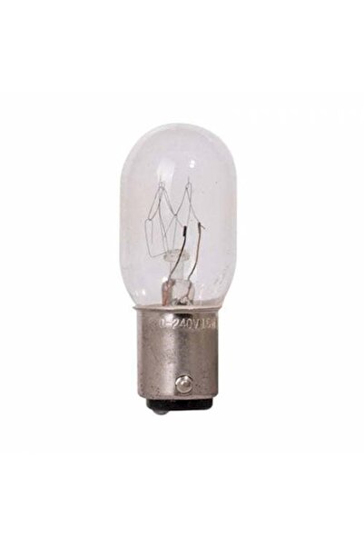 End Dikiş Makinesi Ampülü Gün Işığı 15 W Şeffaf T22