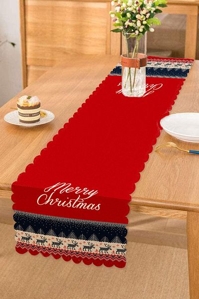 Realhomes Cross Stitch Pattern Christmas Theme Digital Printed Special Design Runner