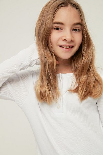 TRENDYOLKIDS Bluse - Weiß - Regular Fit