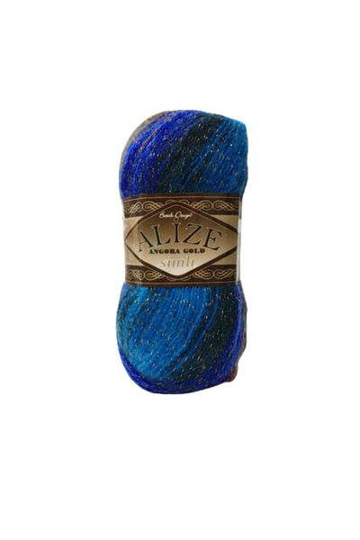 Alize Angora Gold Glitter Batik Hand Knitting Thread 100 Gr