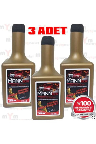 MANNBOR Bor Içerikli Enjektör Pompa Temizleyen Dizel Katkı250ml(3lü)