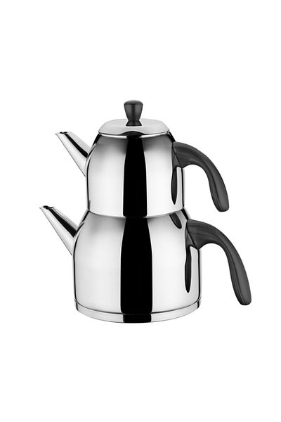 Aryıldız Maya Prestige Glitter Black Teapot Set