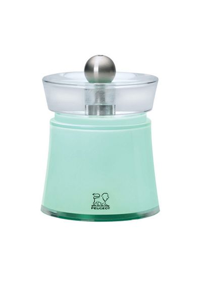 Peugeot Bali Acrylic Salt Mill 8 Cm Mint Green