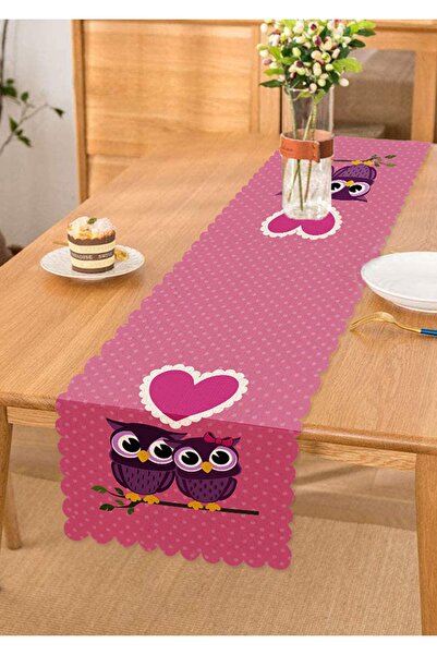 Realhomes Alergăr decorativ cu model special, imprimat digital, cu bufniță