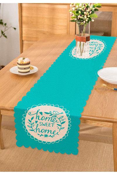 Realhomes Home Sweet Home Digital Printed Decorative Runner