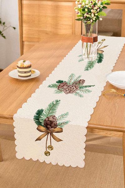 Realhomes Alergăr decorativ cu temă de cristal imprimat digital cu desen de con