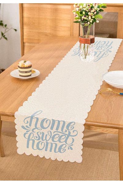 Realhomes Blue Home Sweet Home Modern Runner