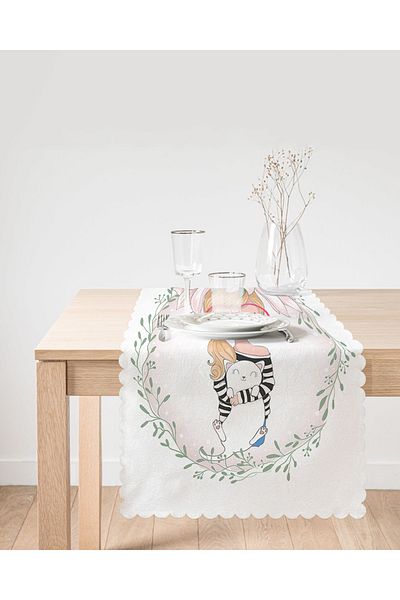 Realhomes Fashion Girl Digital Printed Modern Runner