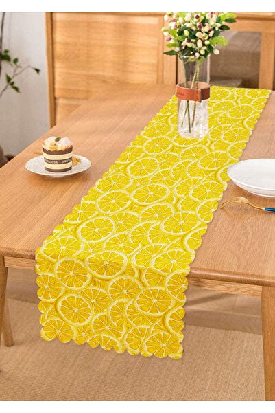 Realhomes Limon Konseptli Özel Tasarım 3d Dekoratif Özel Tasarım Runner