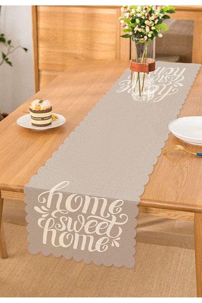 Realhomes Home Sweet Home Digital Printed Runner