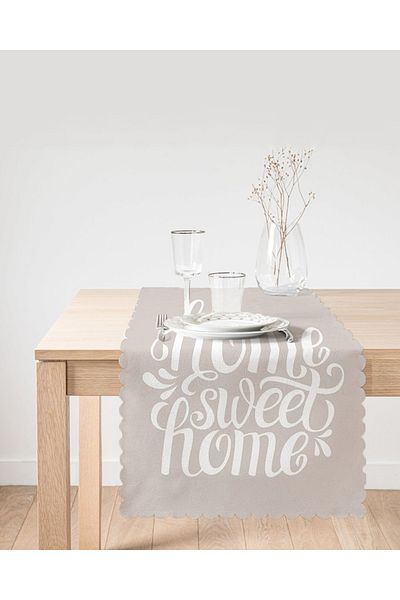 Realhomes Home Sweet Home Digital Printed Runner
