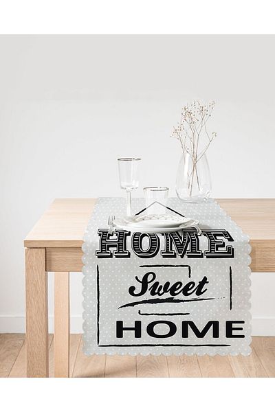Realhomes Home Sweet Home Digital Printed Decorative Runner