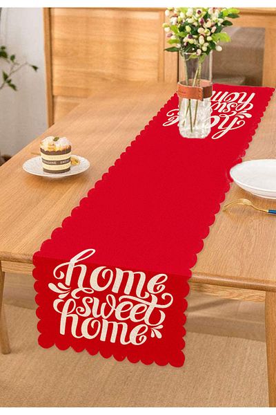 Realhomes Home Sweet Home Digital Printed Decorative Runner