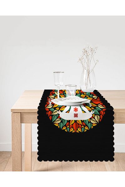 Realhomes Orientul Îndepărtat Yoga Motive Mandalas Design special Alergăr imprimat digital