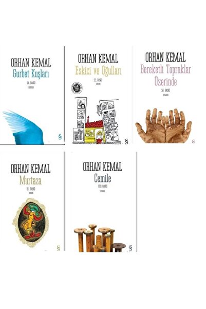 ÖZ KİTAP Orhan Kemal 5'li Set Cemile-murtaza-gurbet Kuşları-eskici Ve Oğullar...