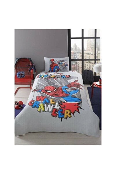 Özdilek Spiderman Wall Licensed Single Pique Set