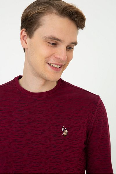 U.S. Polo Assn. Червен мъжки суичър
