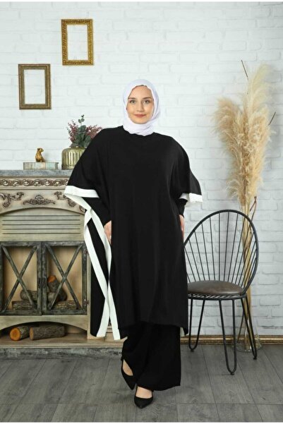 MODAMÜNASİP Set de trei piese cu pantaloni de tricotat superbi