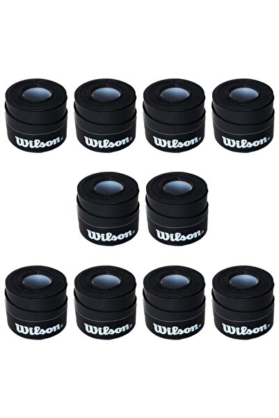 Wilson Comfort Bowl O'grips 10 Adet Grip, Tenis Raketi Gribi Siyah
