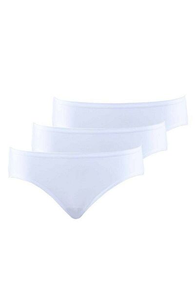 Blackspade Essential 1575 White Γυναικεία Slip Panties - Πακέτο 3 τεμαχίων