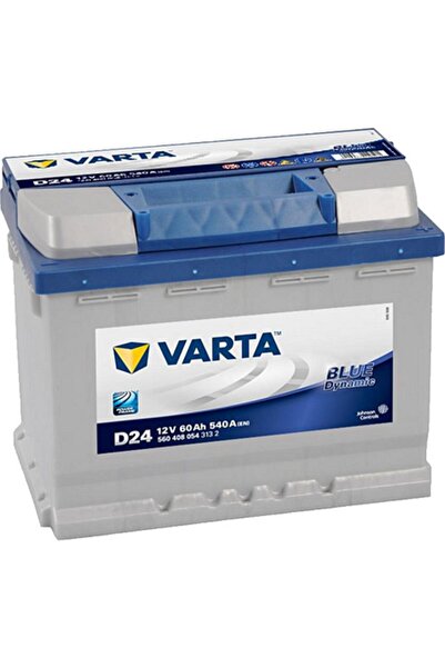 Varta D24 60ah (amper) Akü Blue Dynamıc Düz Kutup Standart Akü