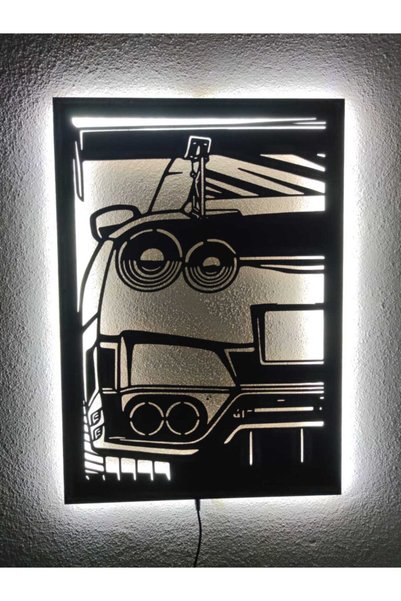 dekoraven Araba Led Işıklı Tablo
