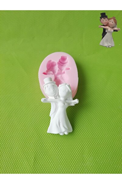 AnkaHobiMarket Gelin Damat Silikon Kalıp