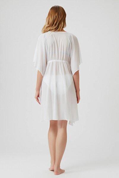 Kom Φόρεμα παραλίας με ανοιχτό μπροστινό μέρος και κοντό στυλ Wiona