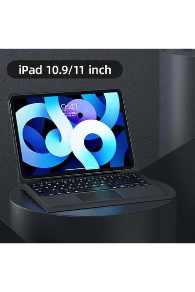 Benks Ipad Air 10.9 2022 (5.NESİL) Multifunctional Kablosuz Klavyeli Kılıf Touchpad