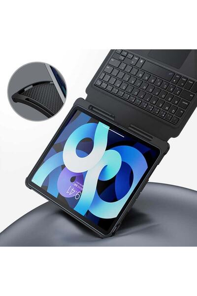 Benks Ipad Air 10.9 2022 (5.NESİL) Multifunctional Kablosuz Klavyeli Kılıf Touchpad
