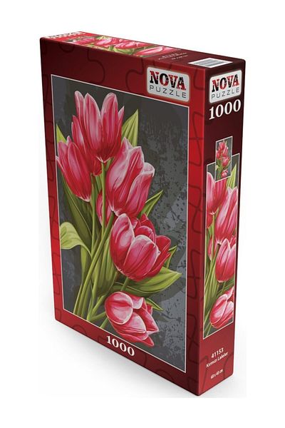 Nova Puzzle Nova 1000 Piece Red Tulips Puzzle