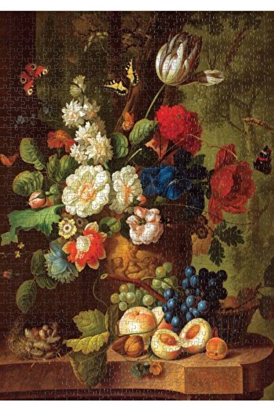 Nova Puzzle Nova 1000 Pieces - Roses and Tulips Still Life Puzzle