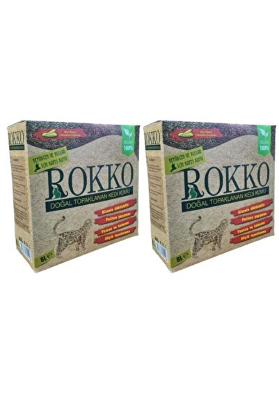 Rokko Pet Food's Rokko Doğal Topaklanan Mısır Koçanı Lifli Kedi Ve Kafes Kumu...