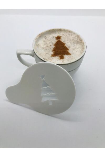 CESTOPİENO Brown Pine Tree Patterned Template