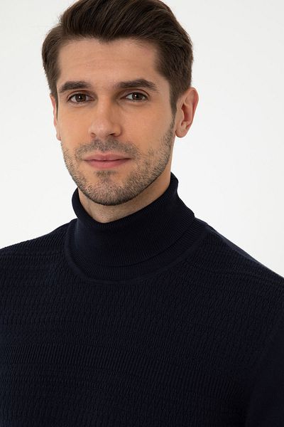 Pierre Cardin Тъмносин мъжки пуловер G021SZ0TK.000.1388104