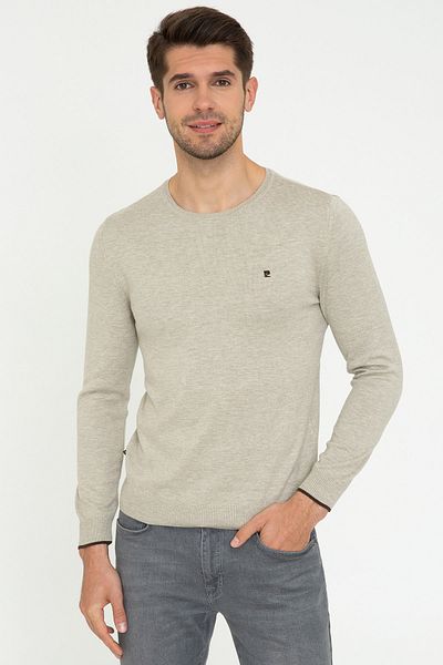 Pierre Cardin Ανδρικό πουλόβερ Sand Melange G021SZ0TK.0001389957