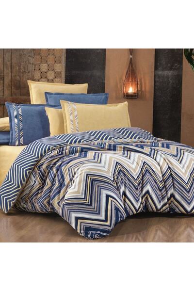 Sarev Set cuvertură de pilota Maribo Flanel Single Blue