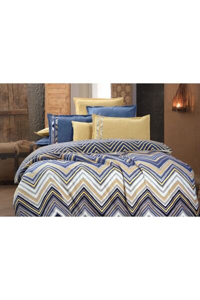 Sarev Set cuvertură de pilota Maribo Flanel Single Blue