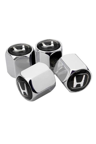 GARDENAUTO هوندا ستريم - 4 قطع غطاء صمام معدني كروم