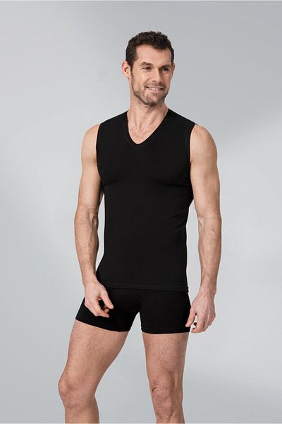 Namaldı Men's V-Neck Undershirt Brand New Sleeve Bodysuit 2 Pack 188