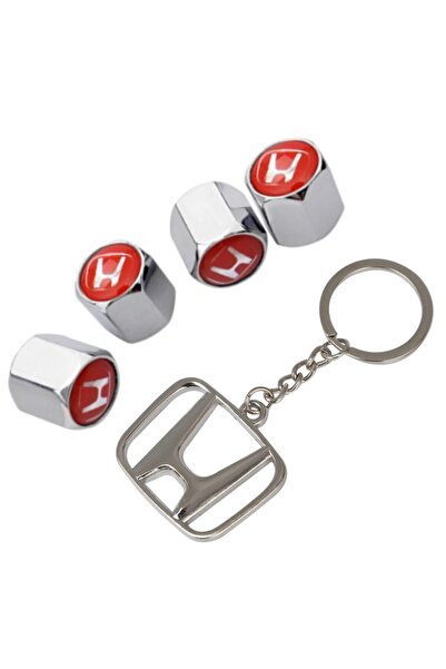 GARDENAUTO Honda Shuttle - 4 хромирани капачки за клапани и комплект ключодър...