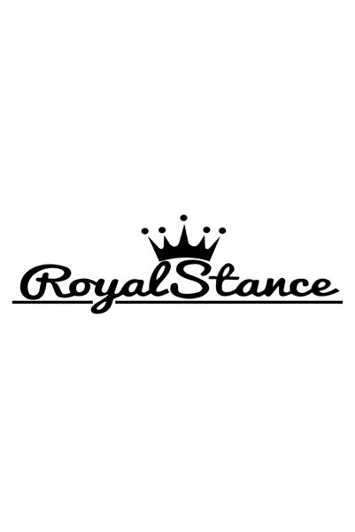 Quart Aksesuar 40 cm Siyah Royal Stance Oto Araba Sticker