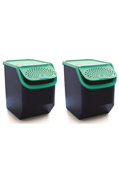Tupperware Maxi Pantry Potato Onion Storage Container 2x5.5 Lt