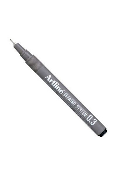 artline Ek-233n Drawing System 0.3mm Black Technical Drawing Pen