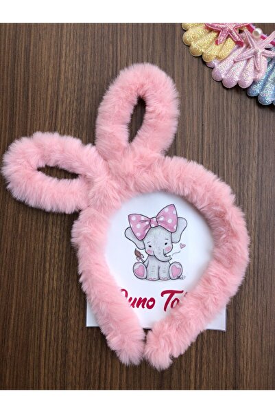 Juno Aksesuar Pudra Çocuk Yan Tavşan Kulaklı Taç