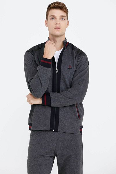 Sementa Σετ ανδρικής φόρμας Stand Collar - Anthracite