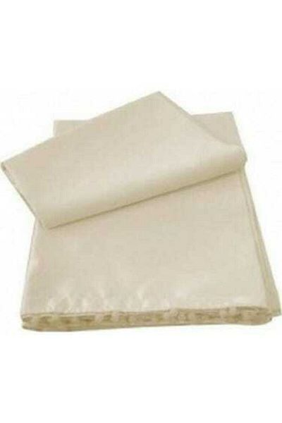 Brillant Sunshade Satin Curtain Brand 1st Class Drapery Ecru Color Plain Without Pleats Ready Made