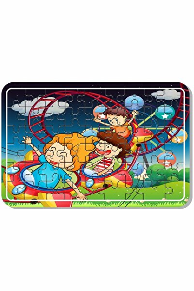 LİPYOS Araba Ve Taşıtlar, Lunapark, Yeniyıl Kardan Adam, Sevimli Hayvanlar Ahşap Puzzle Set